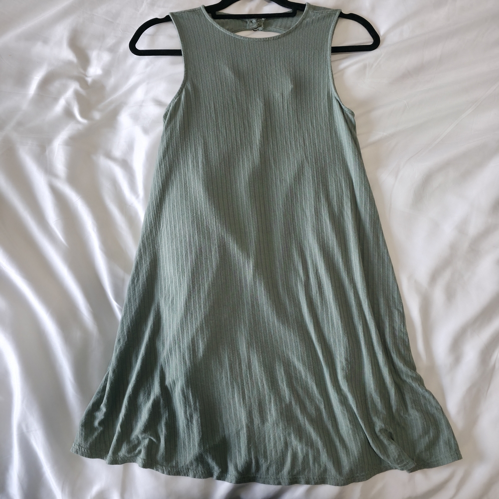 Sleeveless Ribbed American Eagle Dress